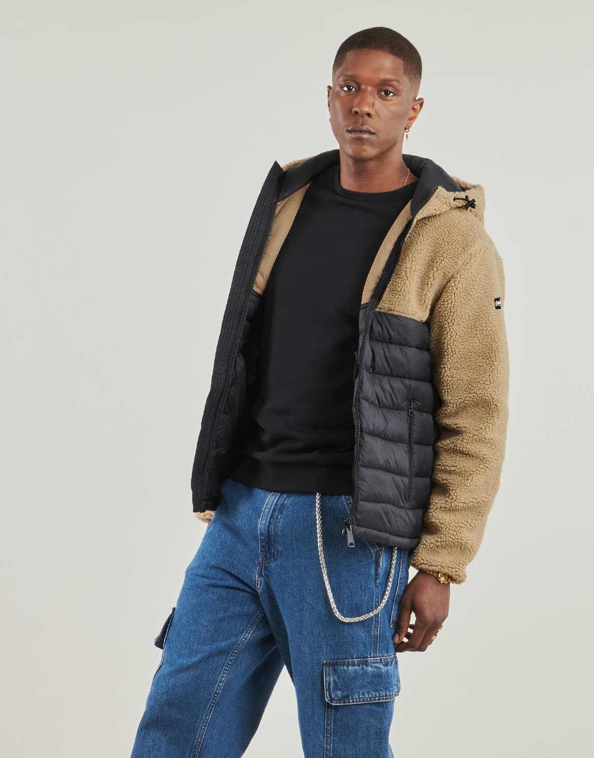 Men's Sweatshirts Schott Beige