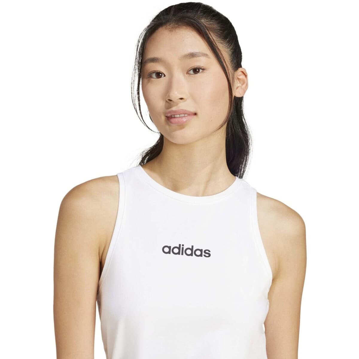 Women's Sleeveless Tops adidas White