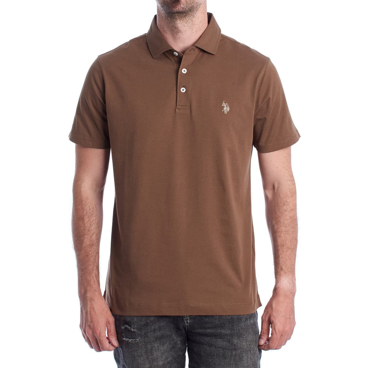Men's Polo Shirts U.S Polo Assn. Brown