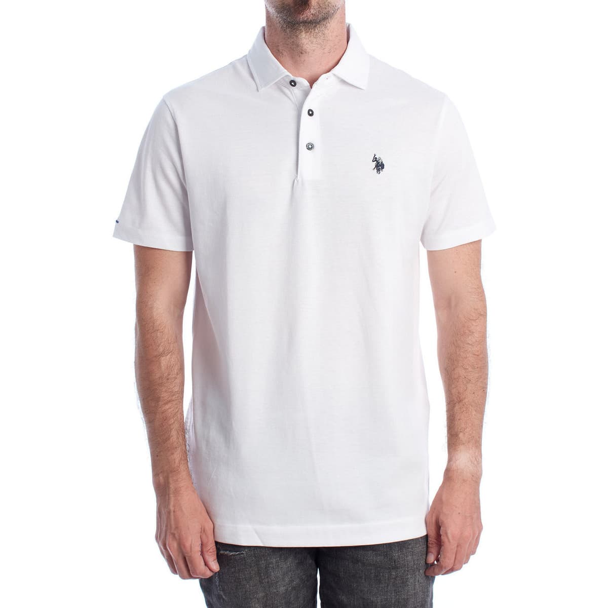 Men's Polo Shirts U.S Polo Assn. White