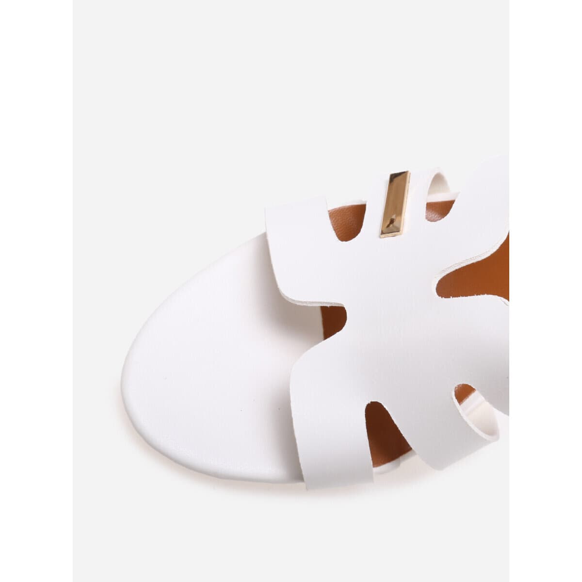 Women's Flip Flops La Modeuse White