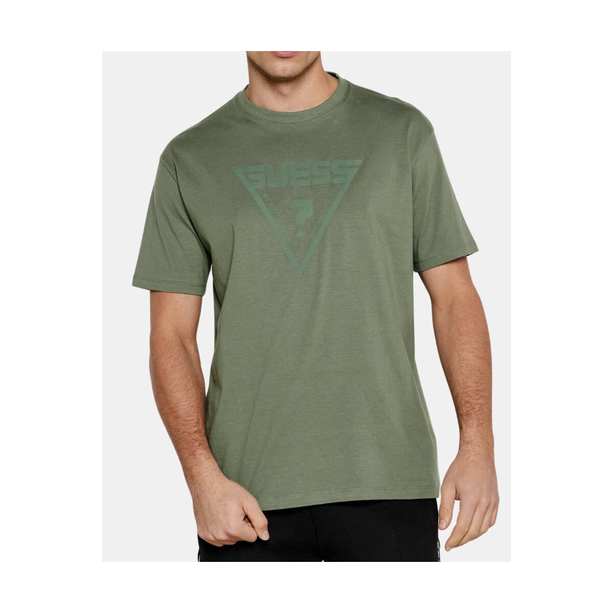Men's T-Shirts Guess Green