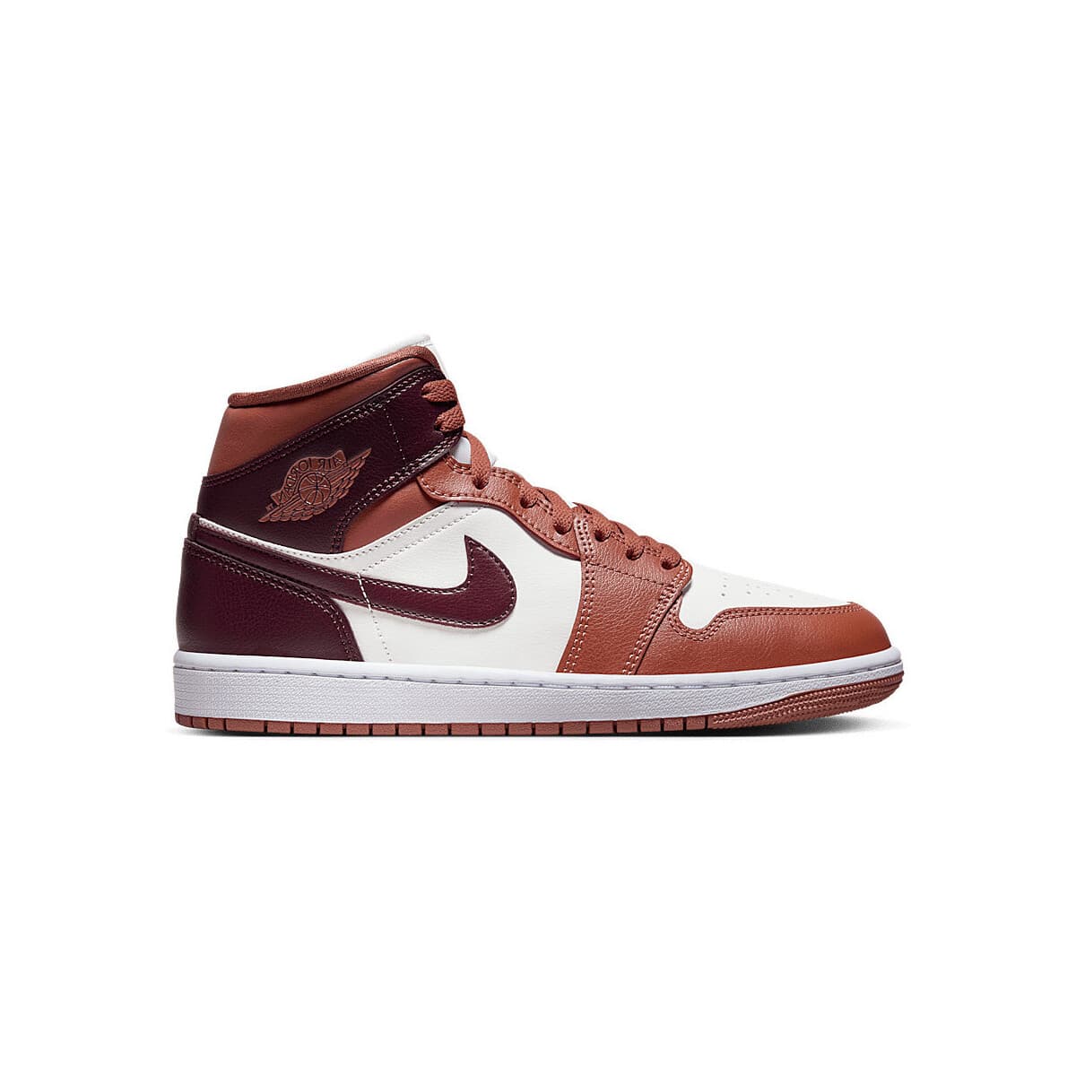 Sneakers Nike Jordan 1 Mid Dusty Peach Night Maroon (Women's)