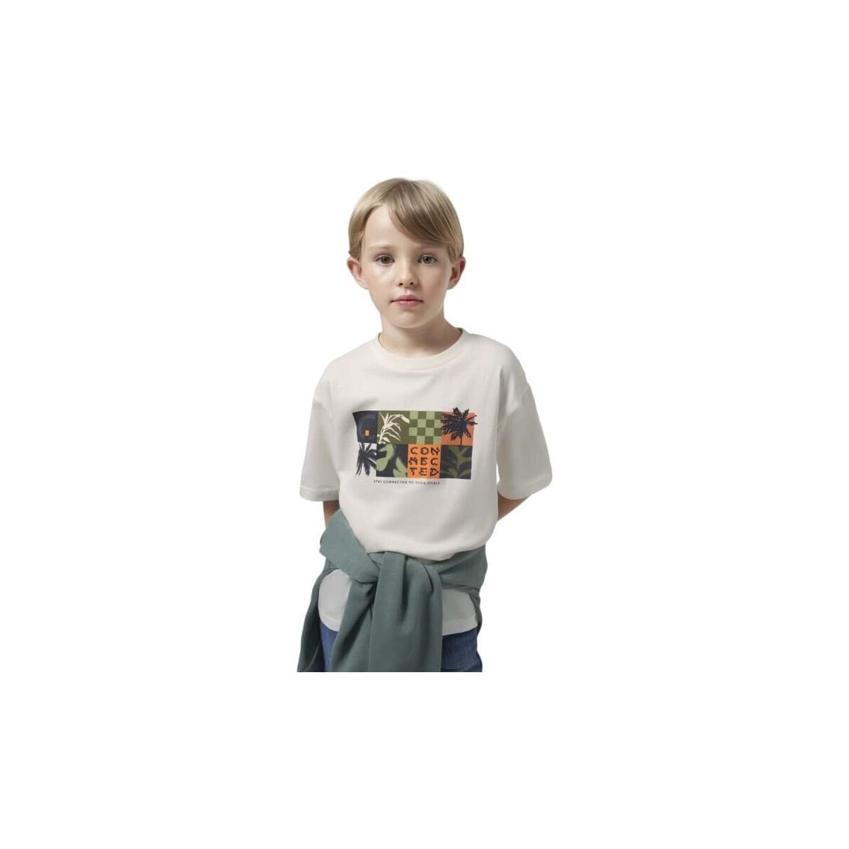 Boys' T-Shirts Mayoral Beige