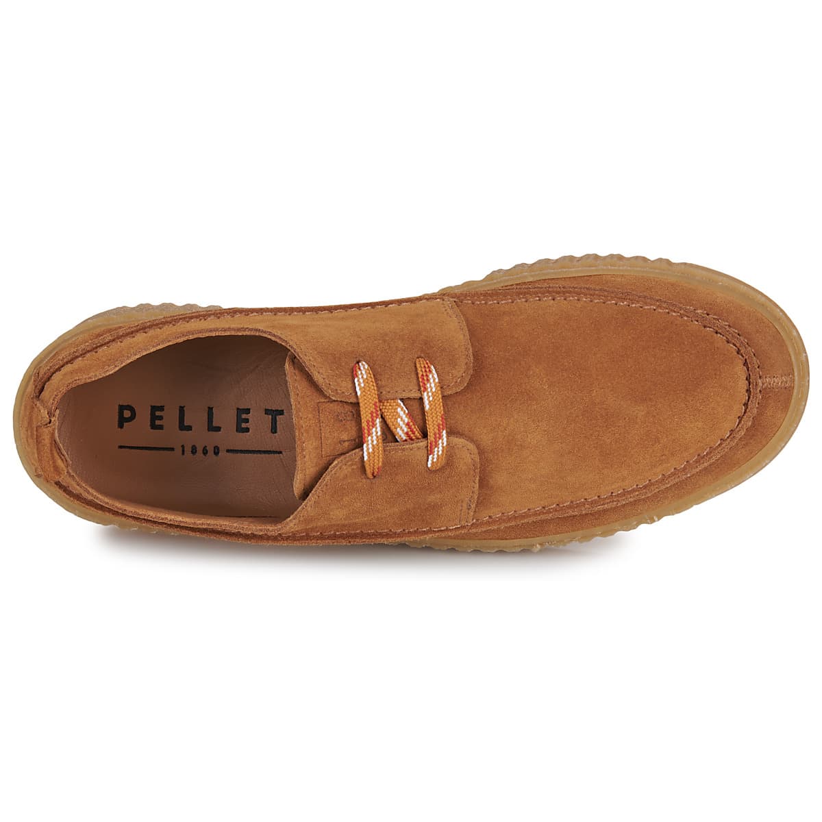 Men's Derby Shoes Pellet Brown