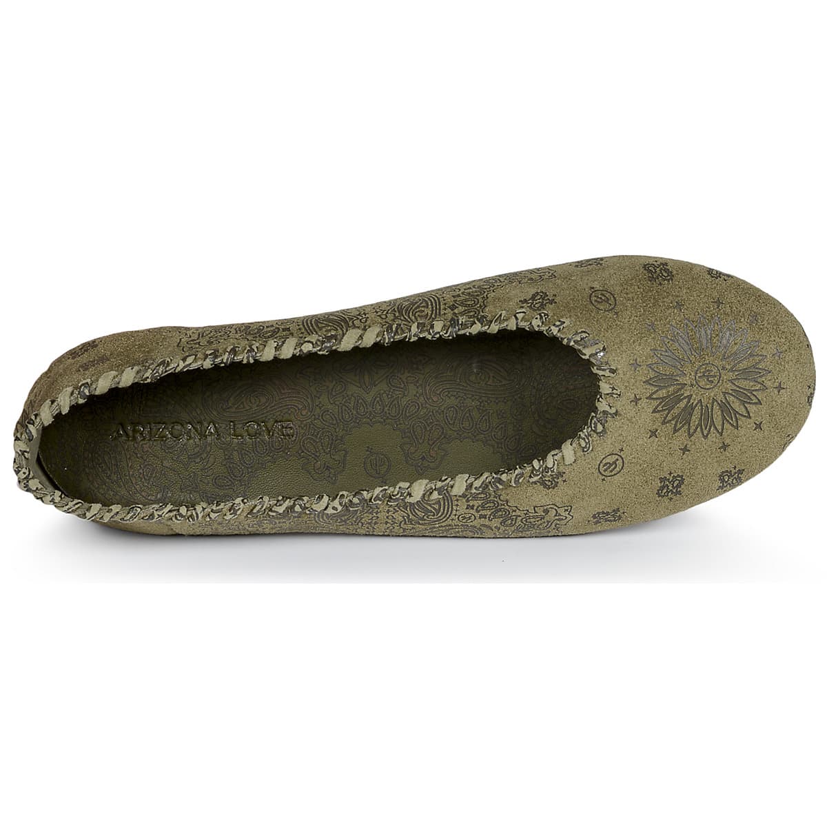 Women's Ballet Flats ARIZONA LOVE Khaki