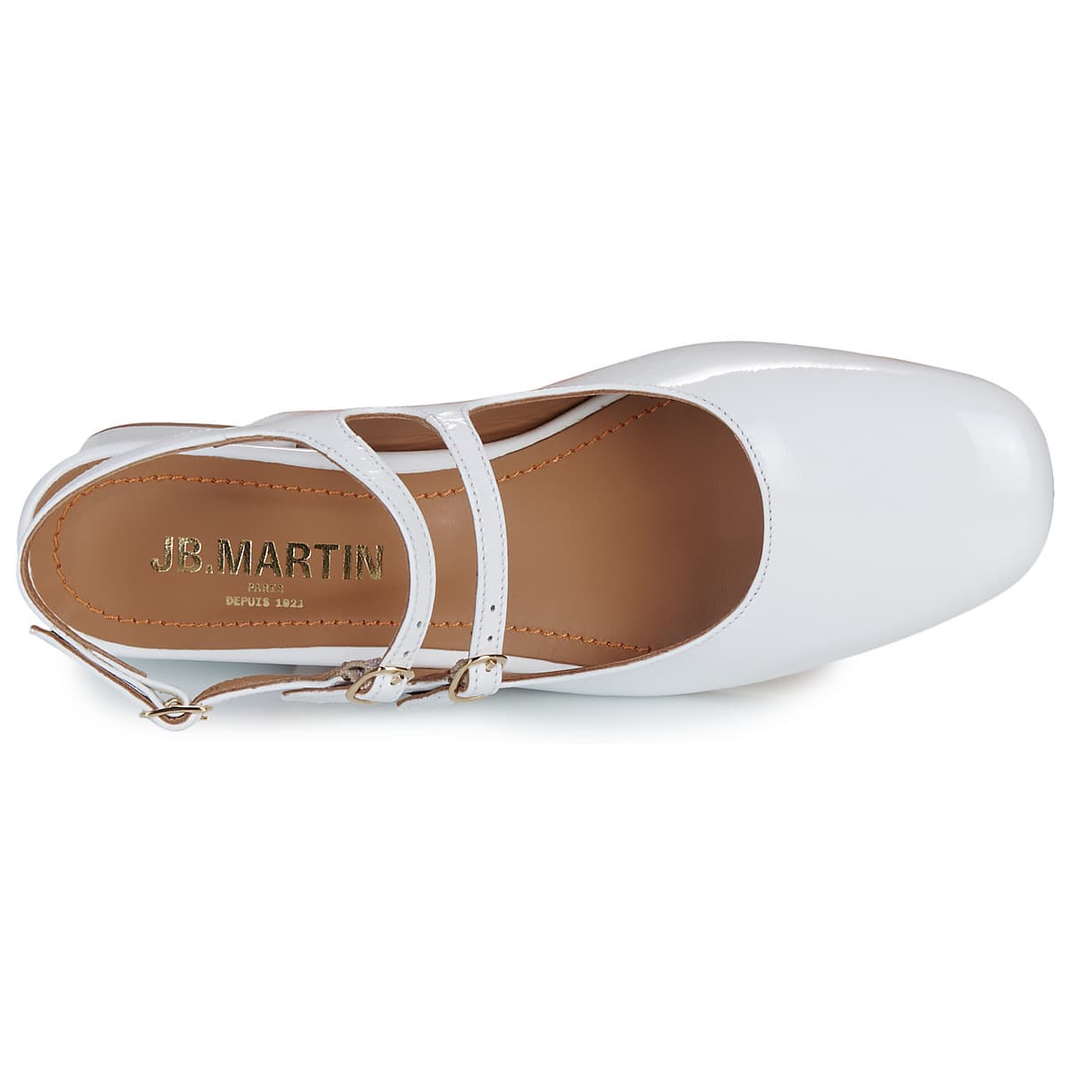 Women's Ballet Flats JB Martin White