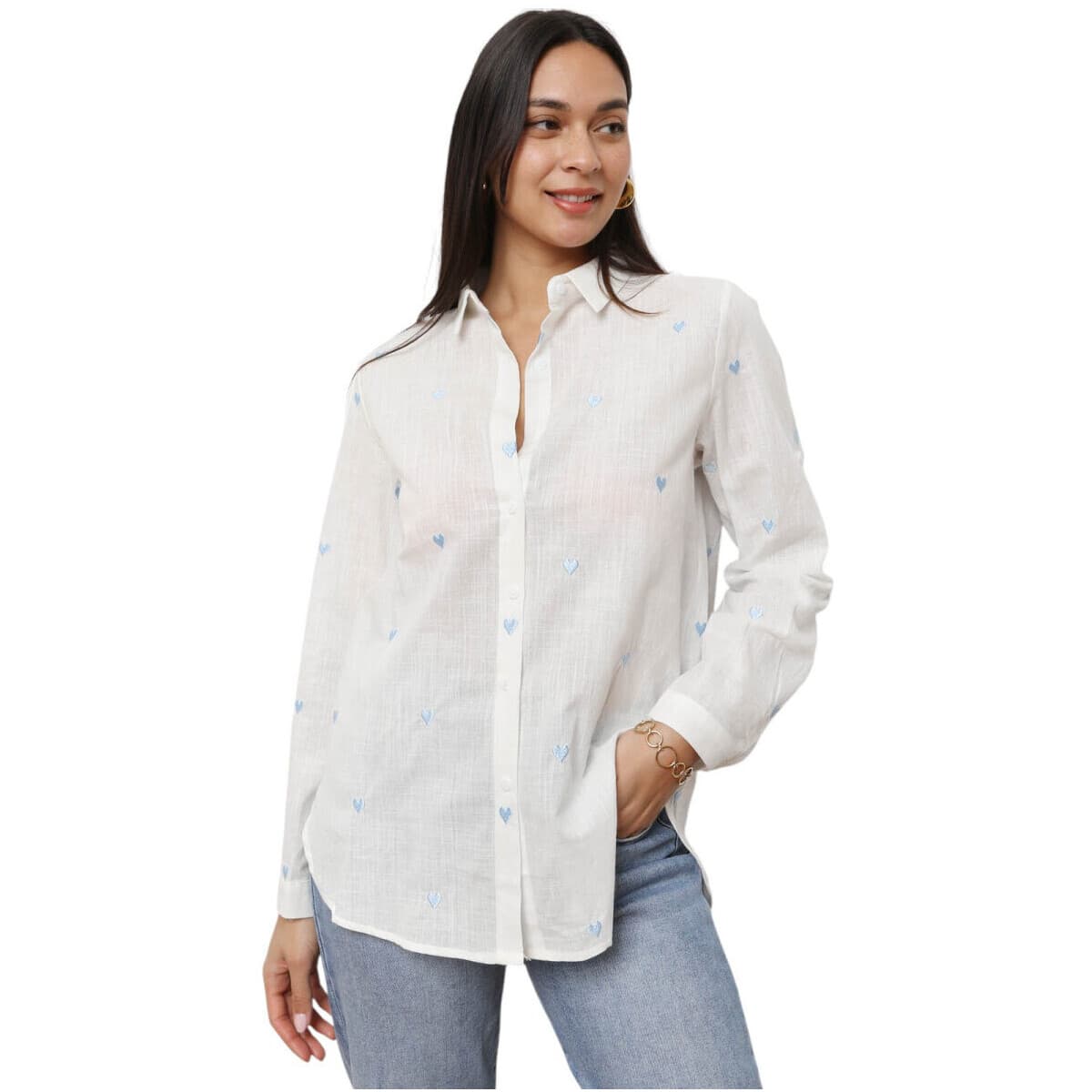 Women's Shirts La Modeuse Blue