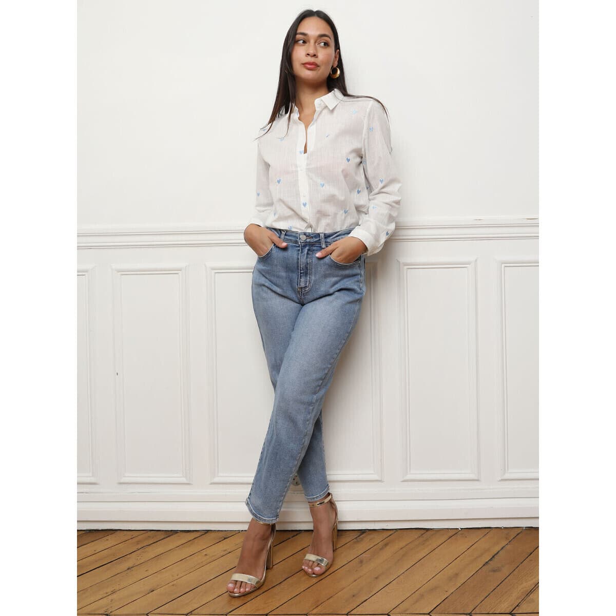 Women's Shirts La Modeuse Blue