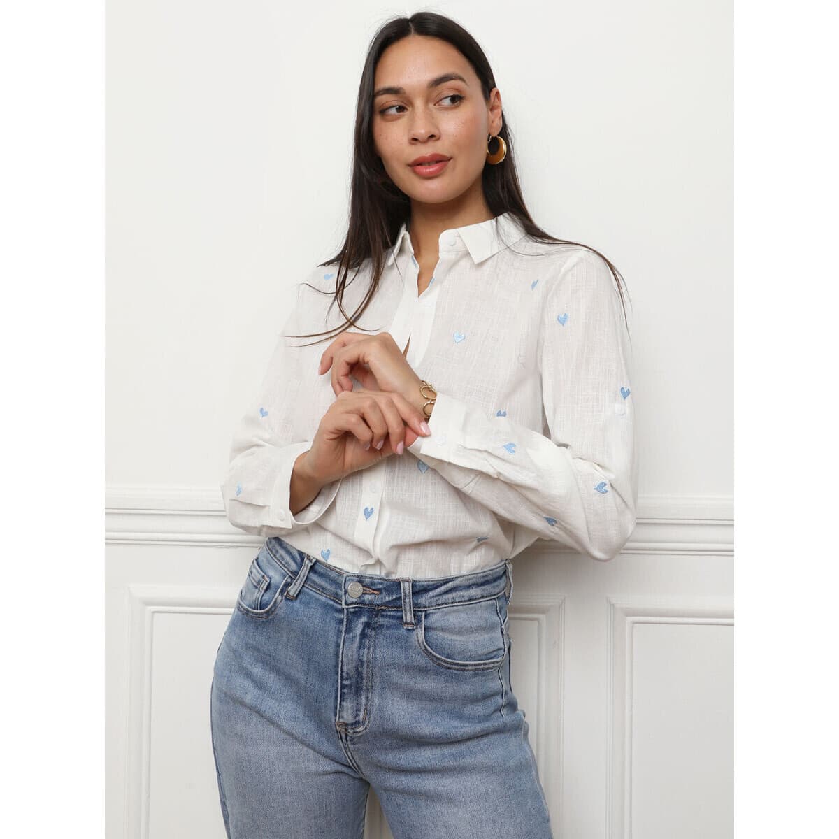 Women's Shirts La Modeuse Blue