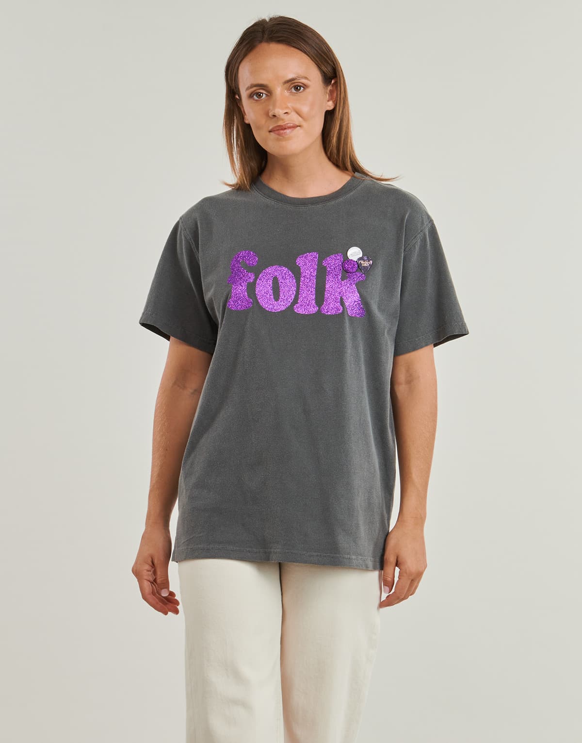 Women's T-Shirts Newtone Gray