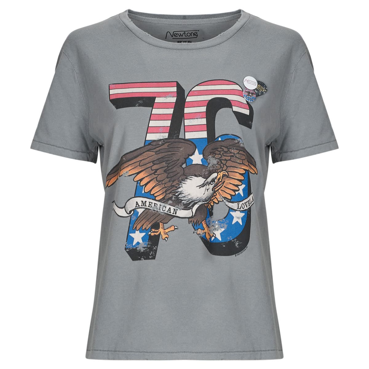 Women's T-Shirts Newtone Gray