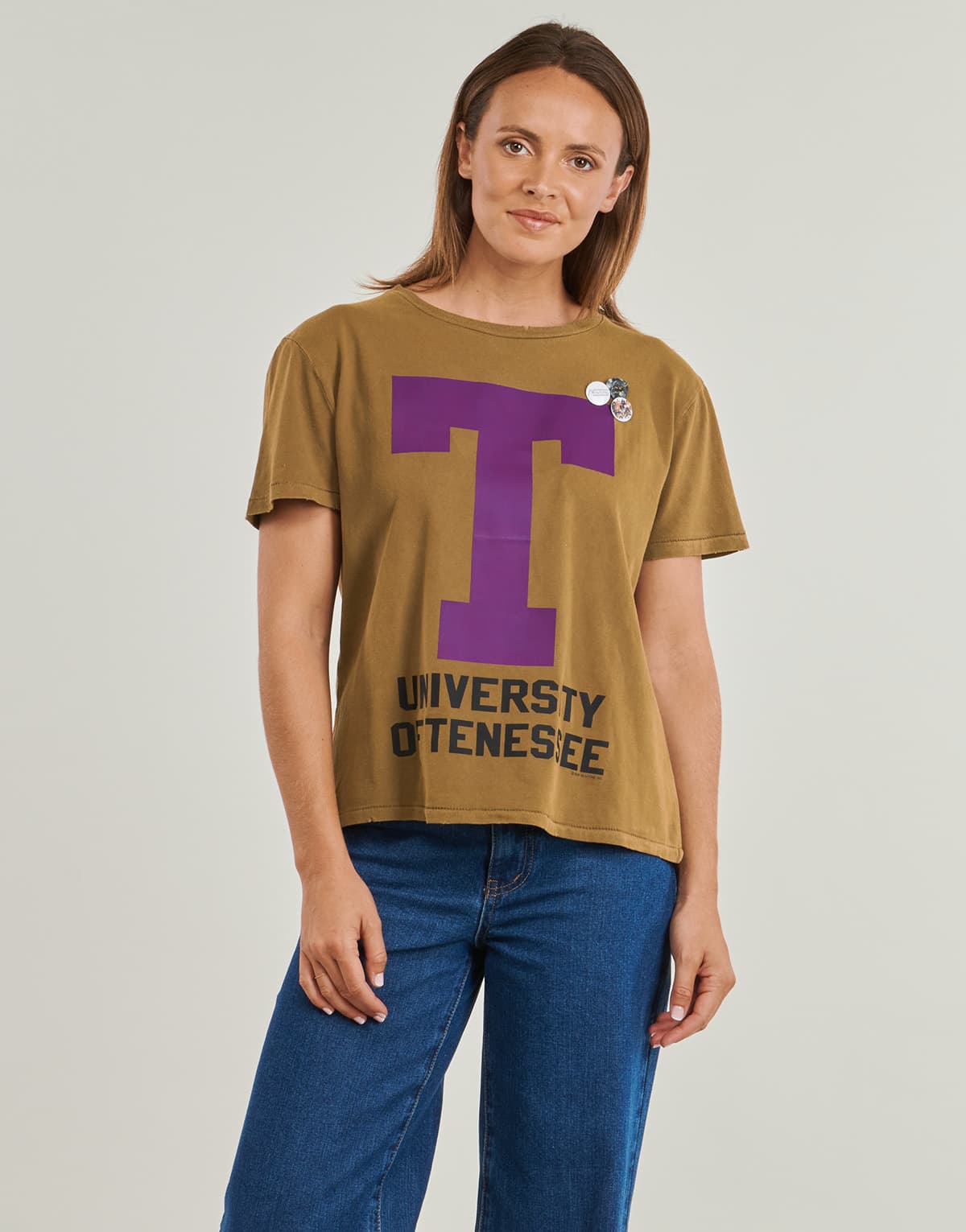 Women's T-Shirts Newtone Brown