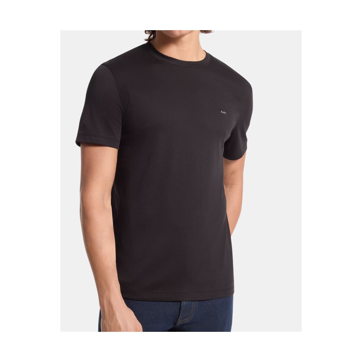 T-shirt με κοντά μανίκια MICHAEL Michael Kors CB95FJ2C93 SLEEK INT MK HEM