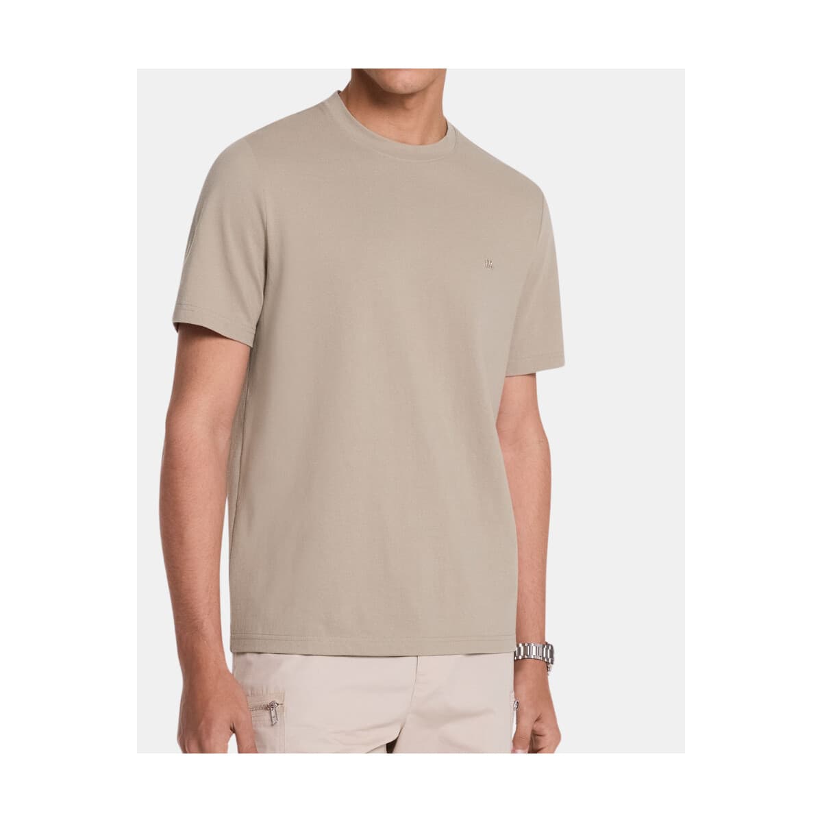 T-shirt με κοντά μανίκια MICHAEL Michael Kors CR451V9HFK SLEEK PIQUE SS TEE