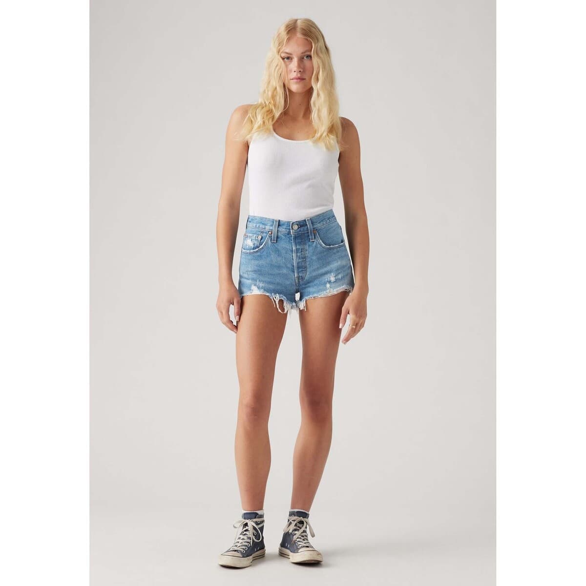 Women's Shorts Levis Blue