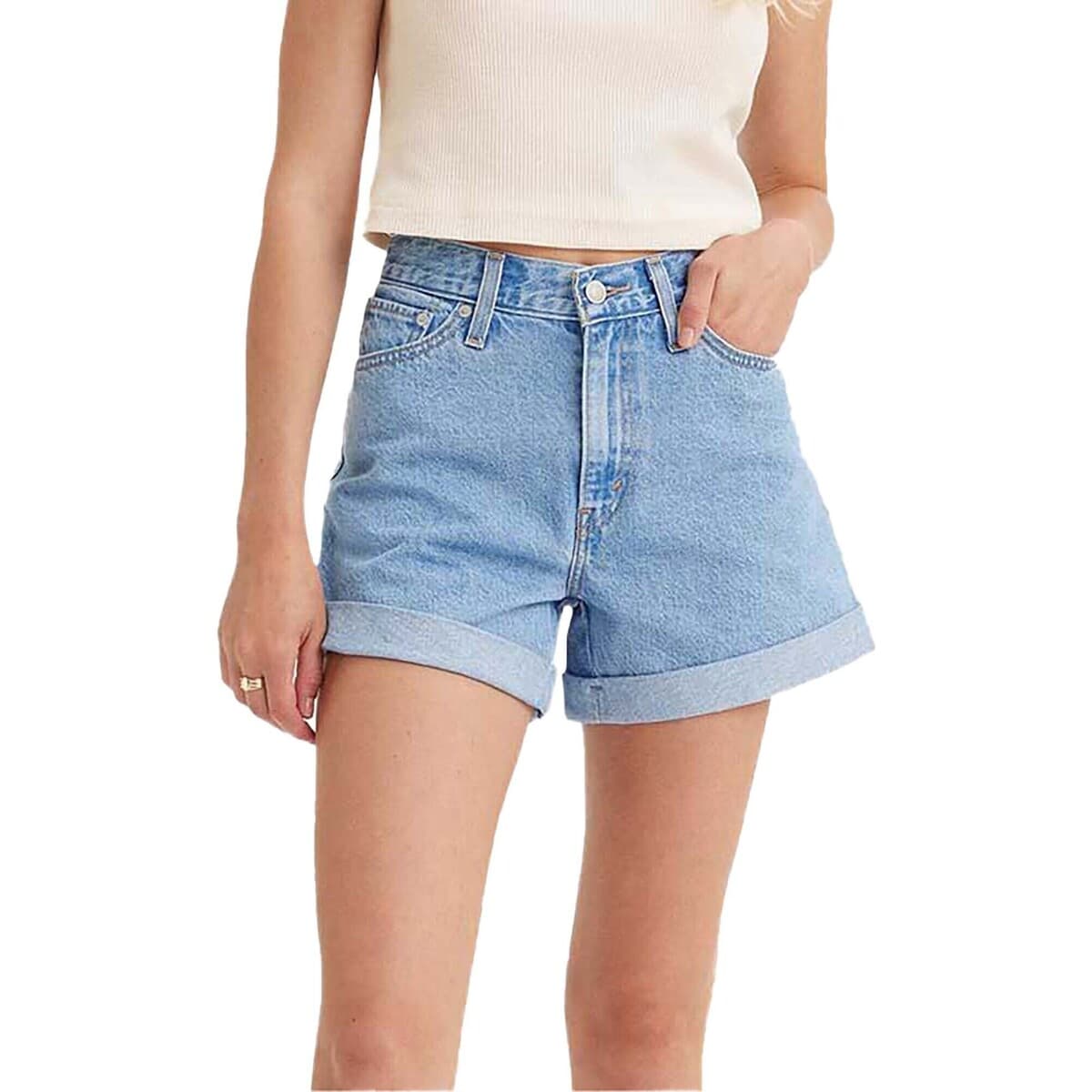 Women's Shorts Levis Blue