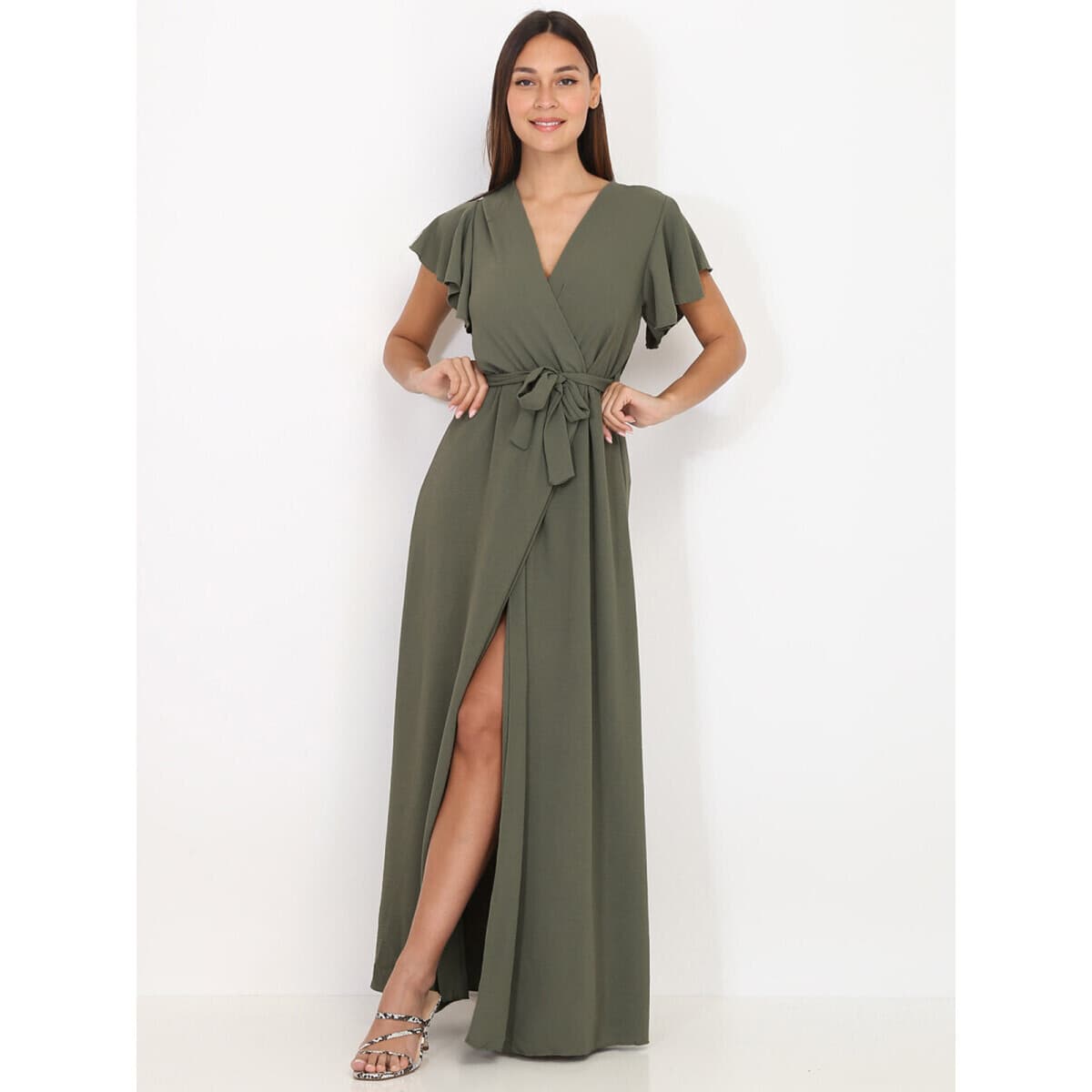 Women's Dresses La Modeuse Khaki