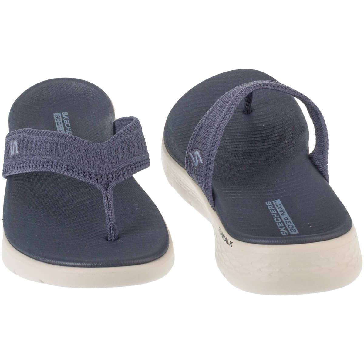 Women's Flip Flops Skechers Blue