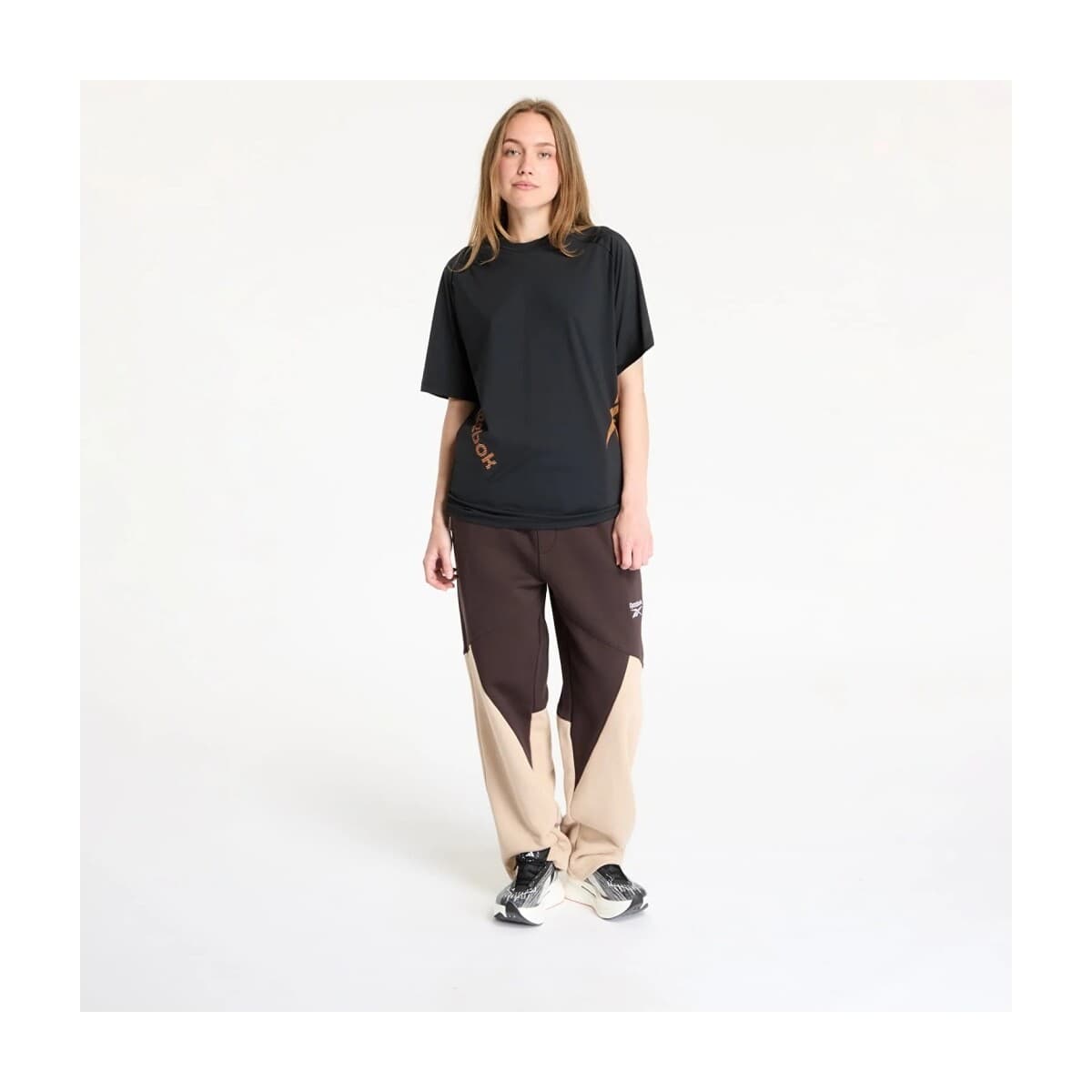 Women's Sports Pants Reebok Brown