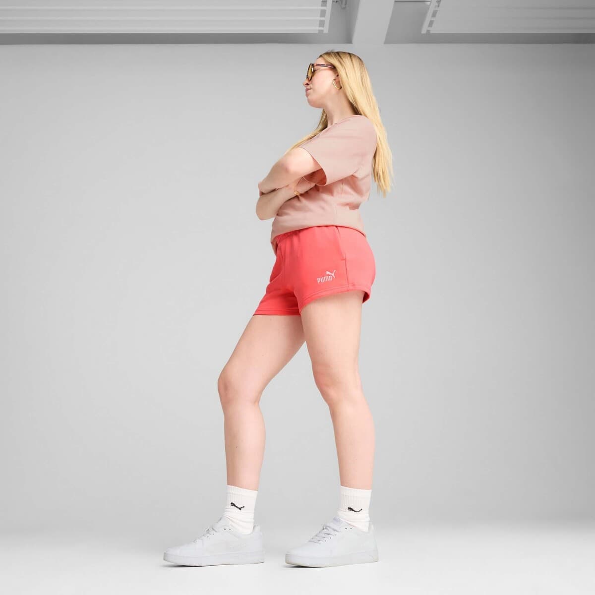 Women's Shorts Puma Orange