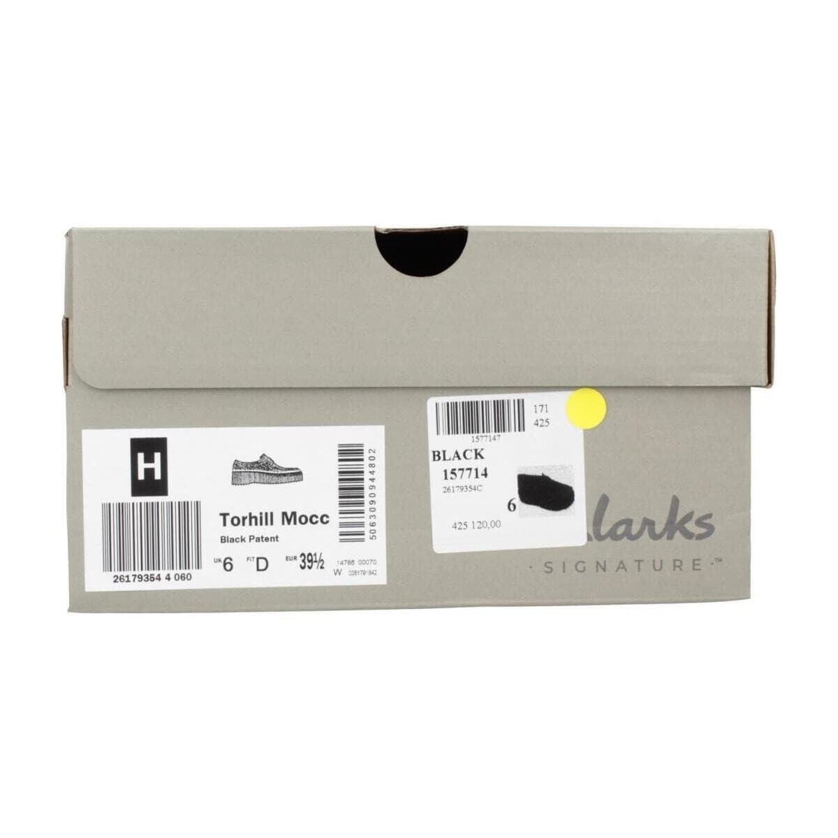 Women's Derby Shoes Clarks Black