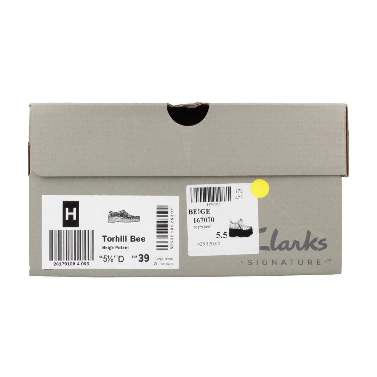 Women's Derby Shoes Clarks Beige