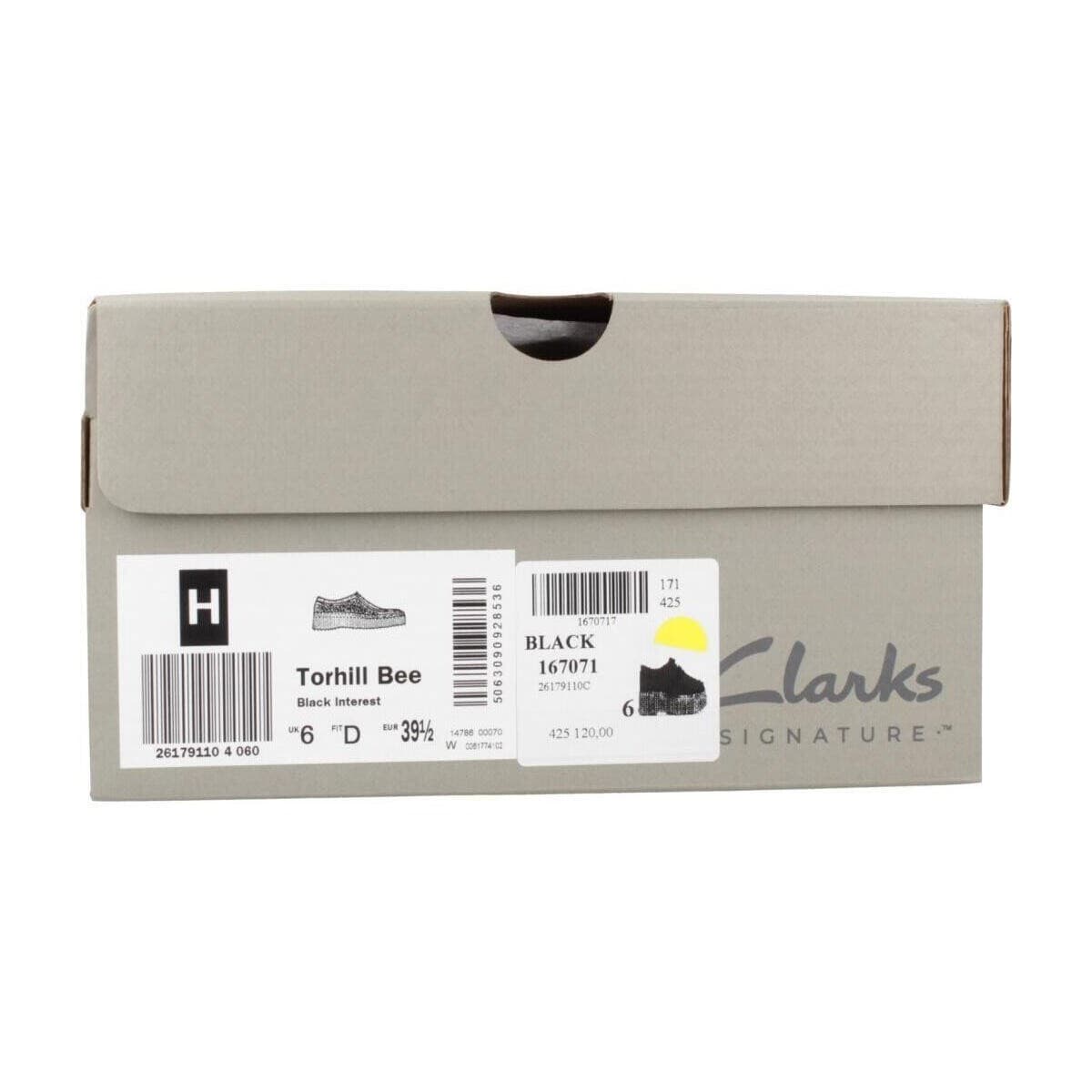 Women's Derby Shoes Clarks Black