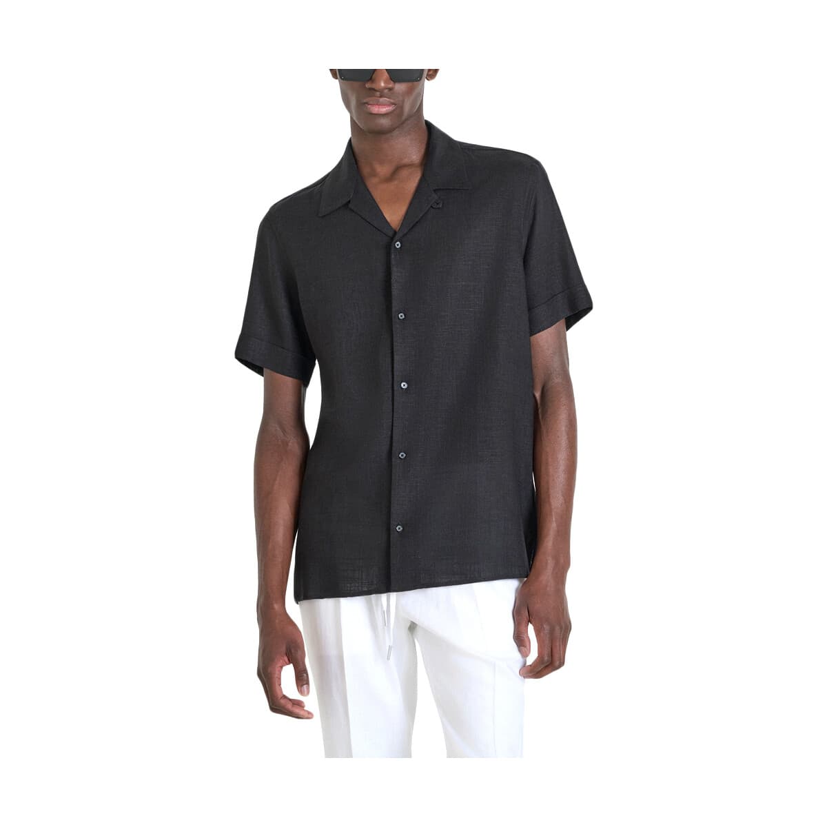 Honolulu Linen Regular Straight Fit Shirt Men Antony Morato