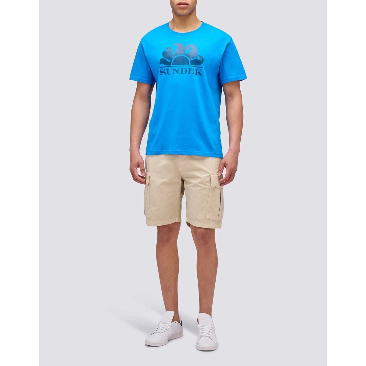 Men's T-Shirts Sundek Blue