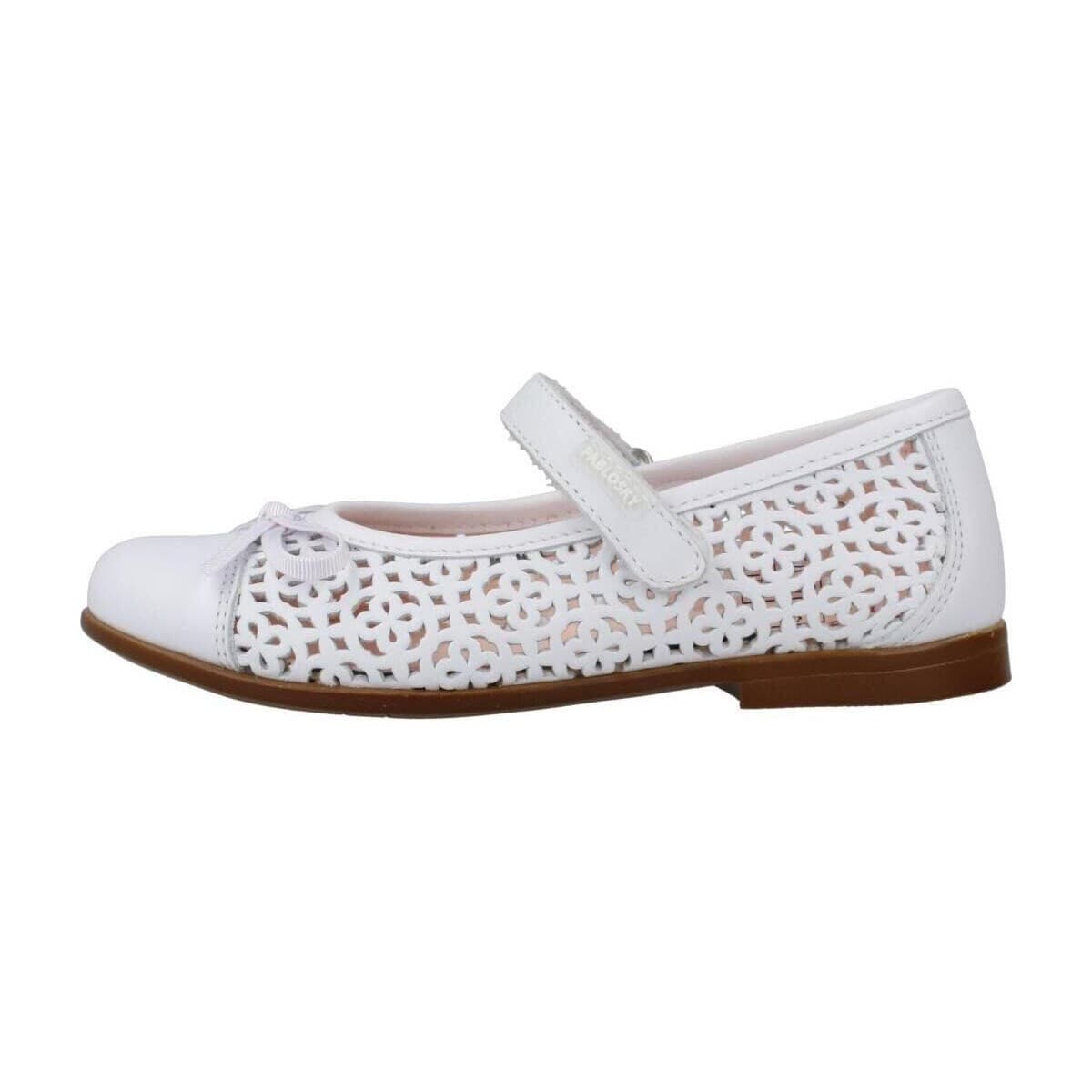 Girls' Dress Shoes Pablosky White
