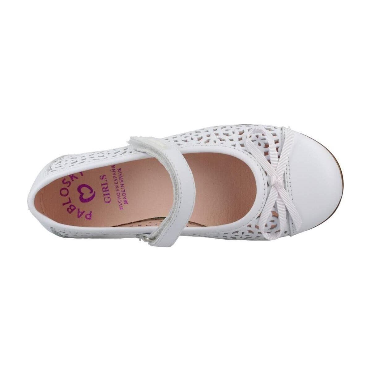 Girls' Dress Shoes Pablosky White