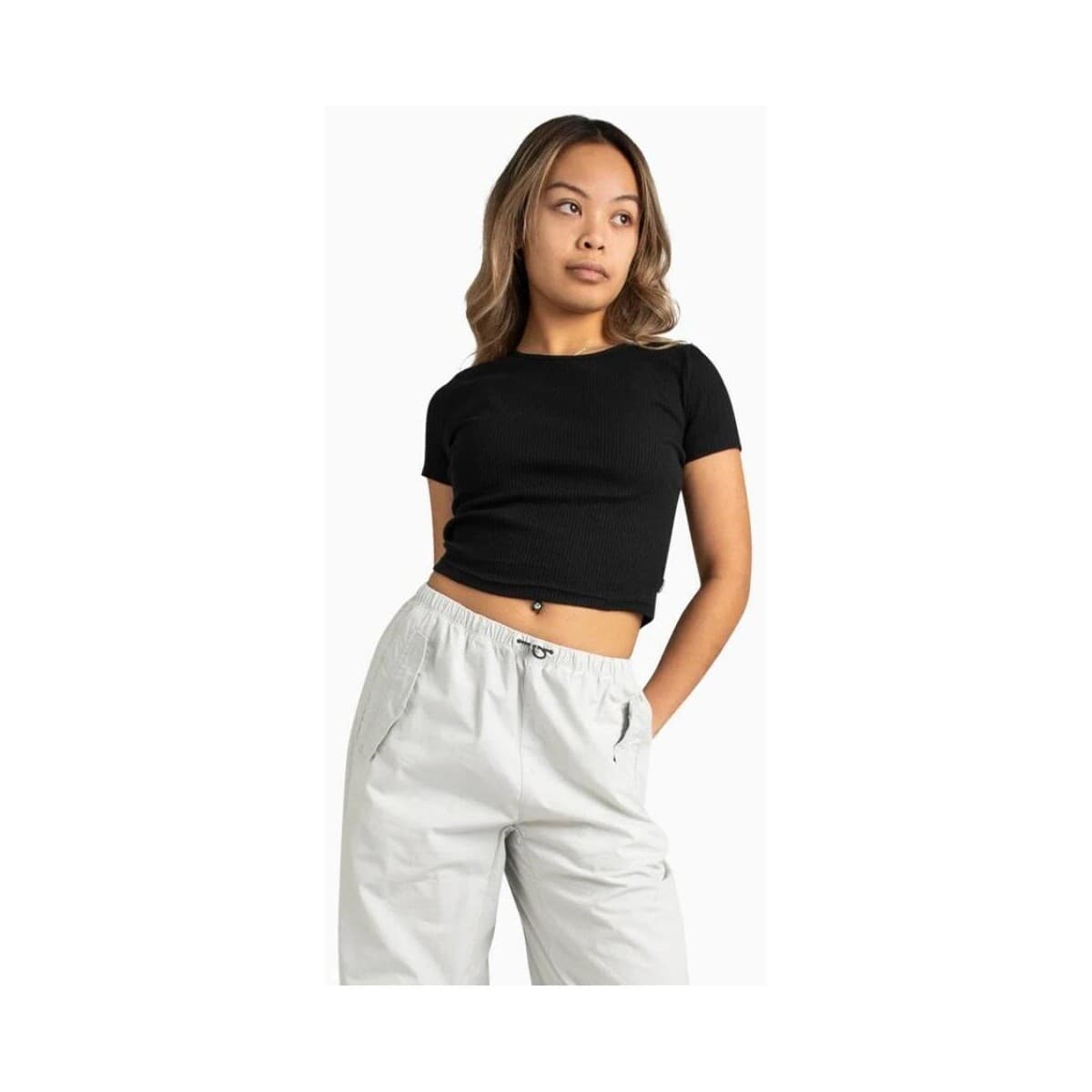 Women's T-Shirts Converse Black