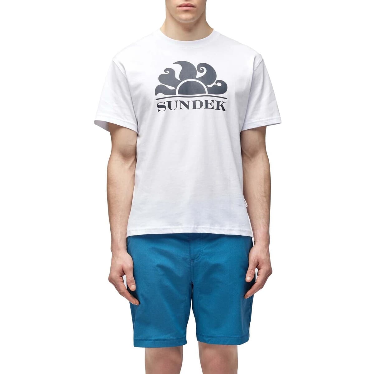 Men's T-Shirts Sundek White