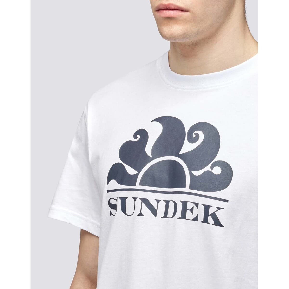 Men's T-Shirts Sundek White