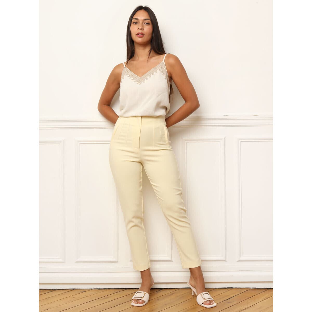 Women's Pants La Modeuse Yellow
