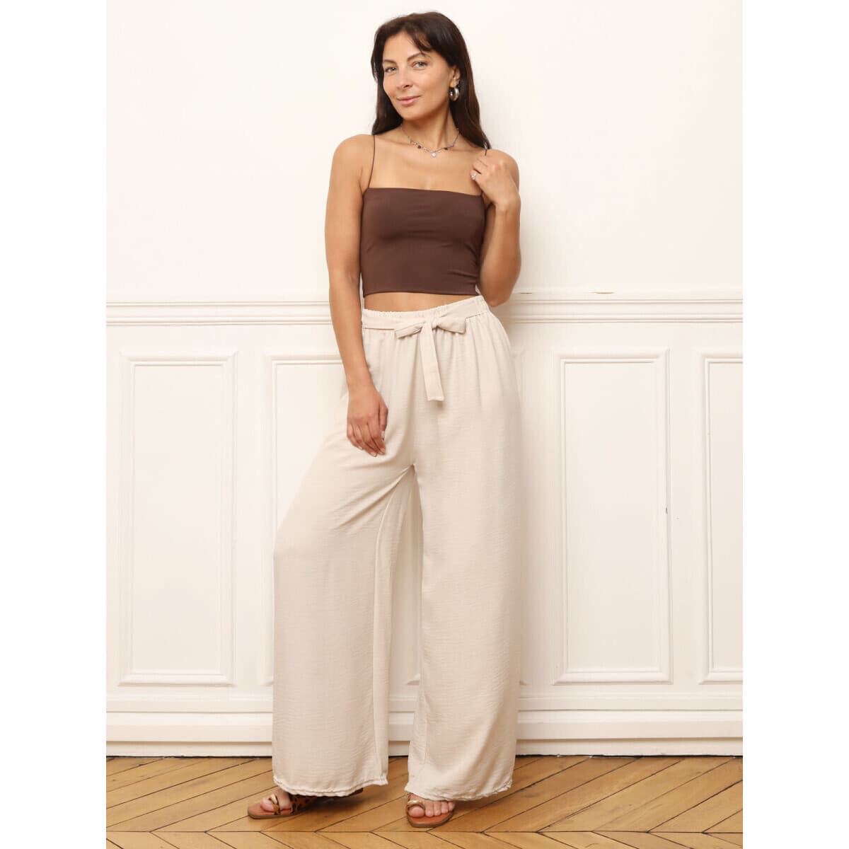 Women's Pants La Modeuse Beige