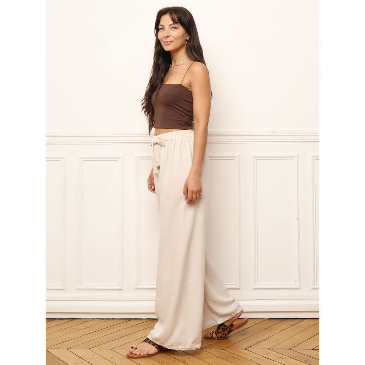 Women's Pants La Modeuse Beige