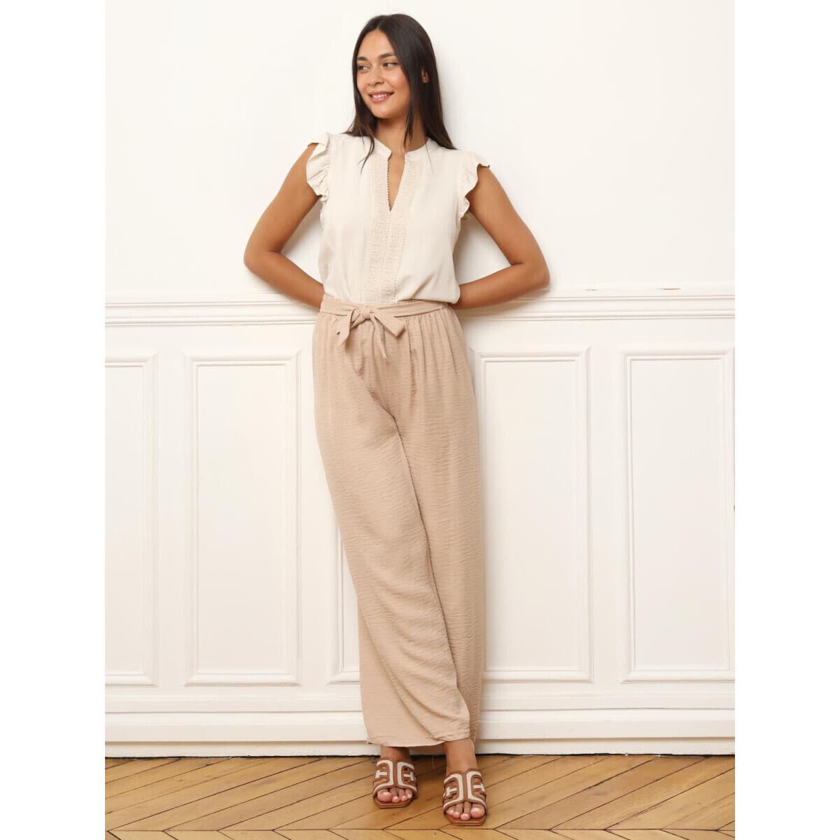 Women's Pants La Modeuse Beige