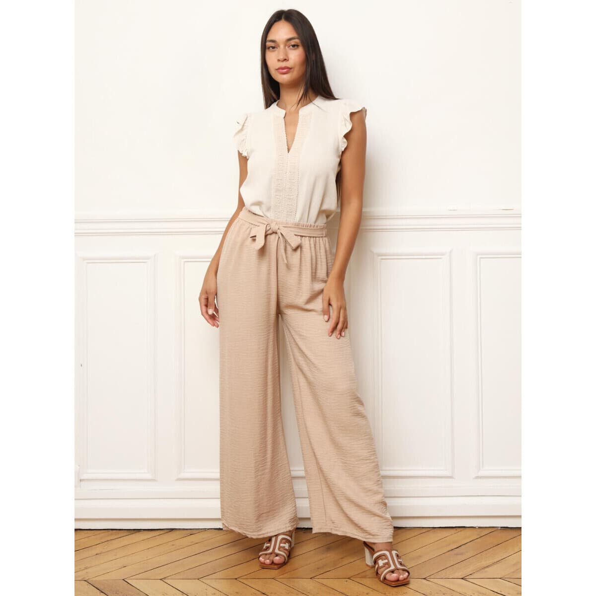 Women's Pants La Modeuse Beige