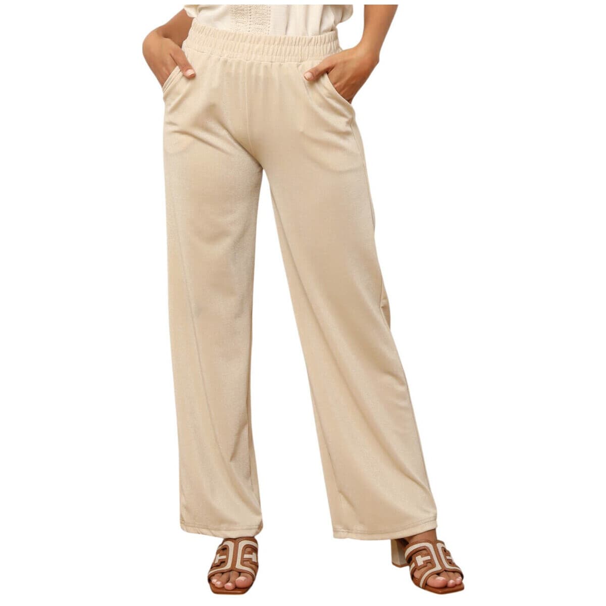 Women's Pants La Modeuse Beige