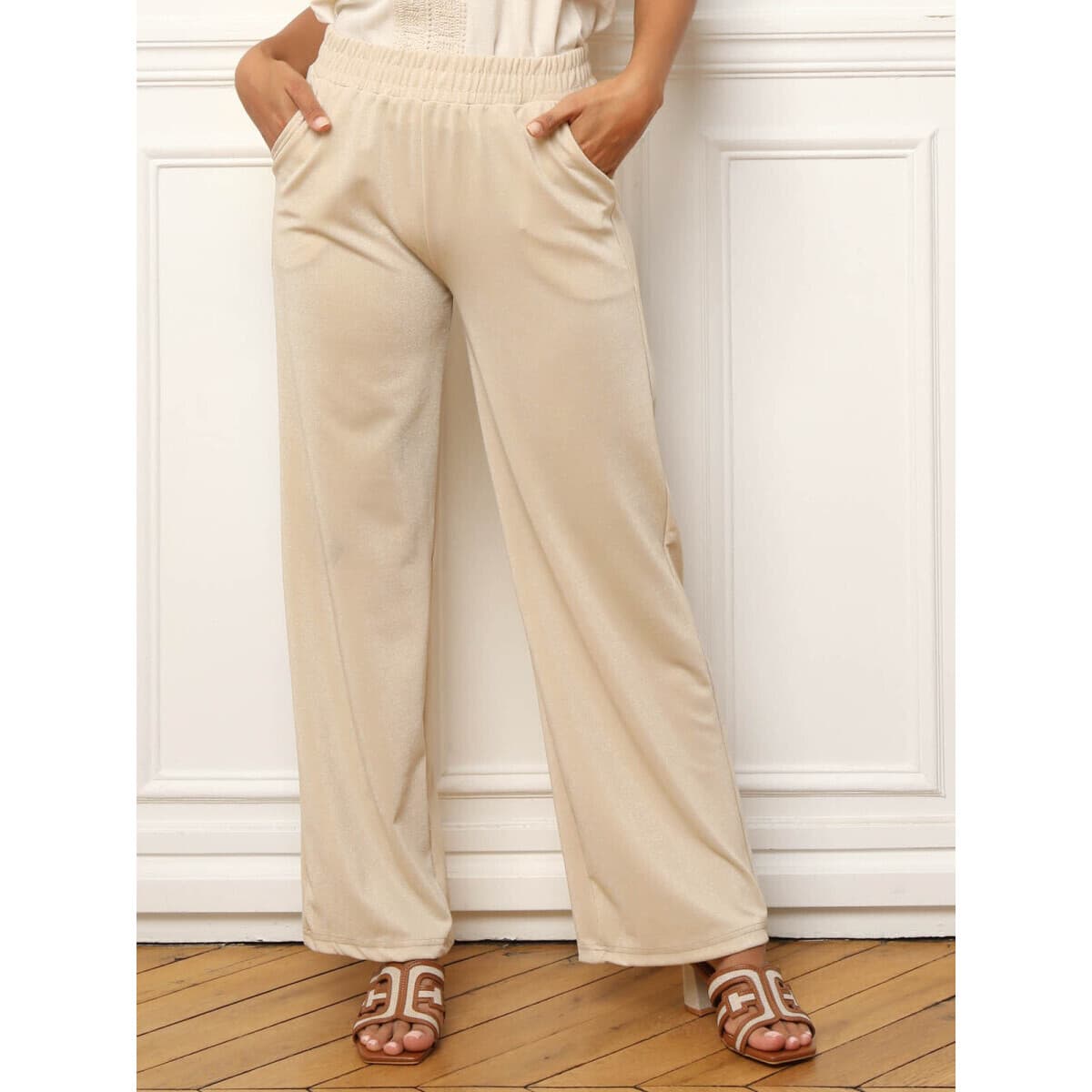 Women's Pants La Modeuse Beige