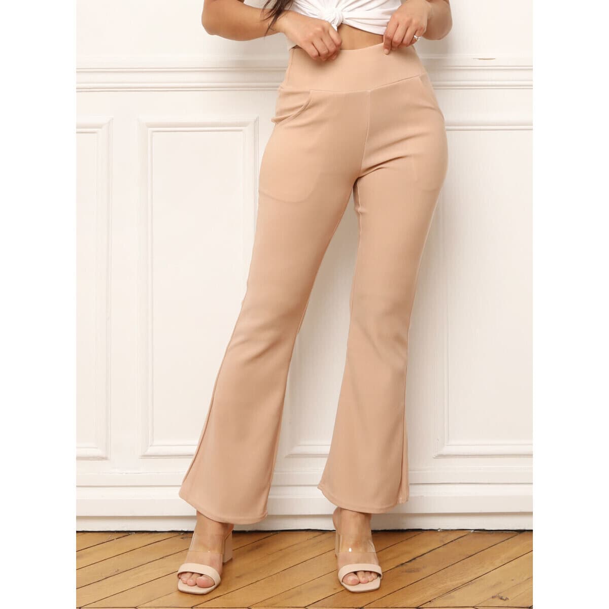 Women's Pants La Modeuse Beige
