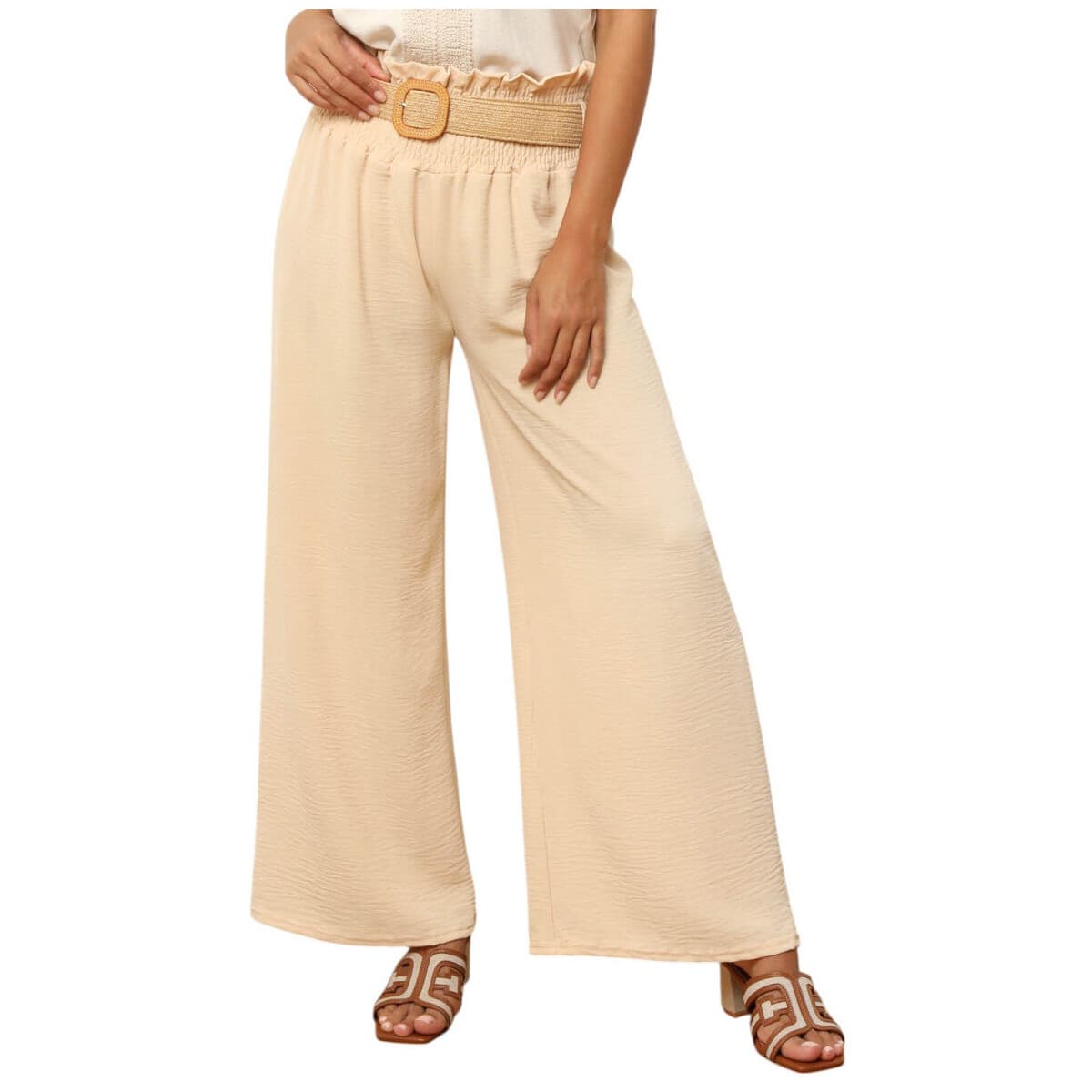 Women's Pants La Modeuse Beige