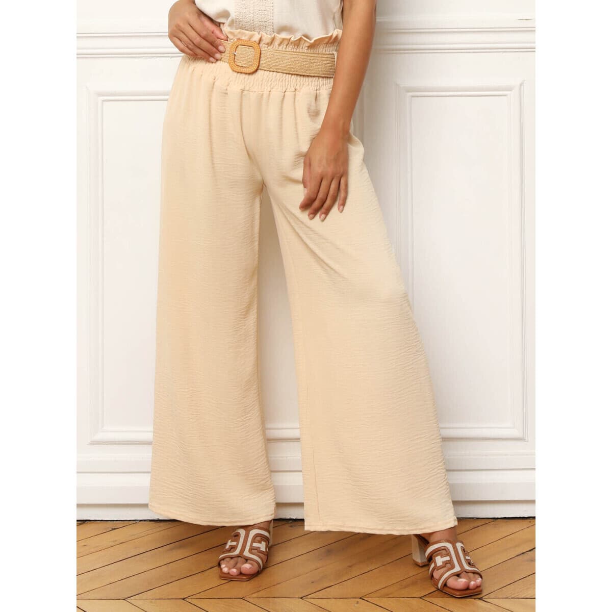Women's Pants La Modeuse Beige