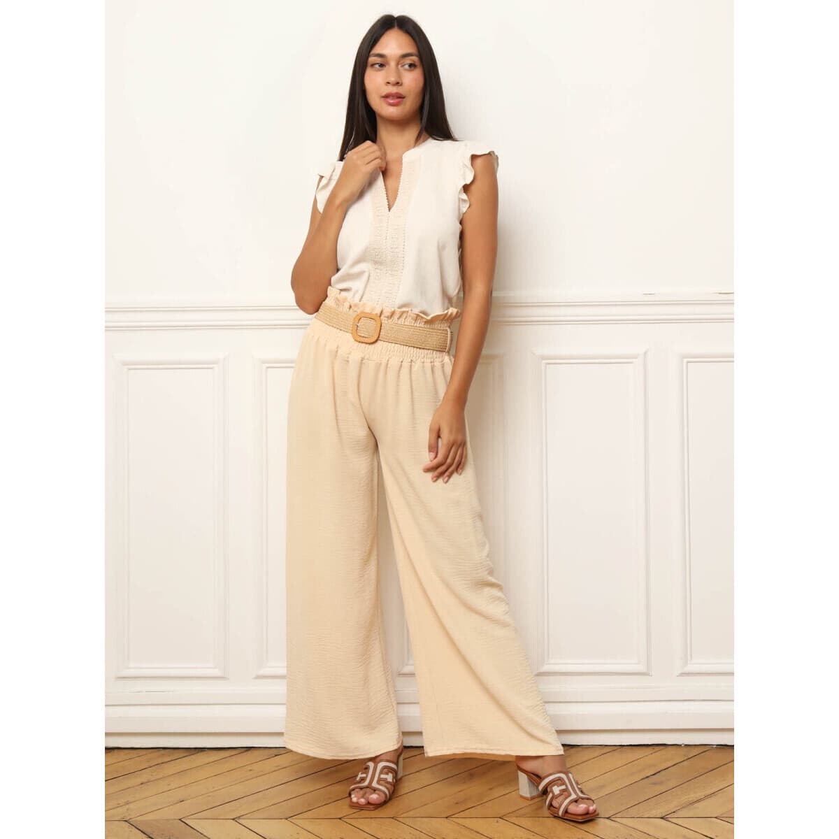 Women's Pants La Modeuse Beige