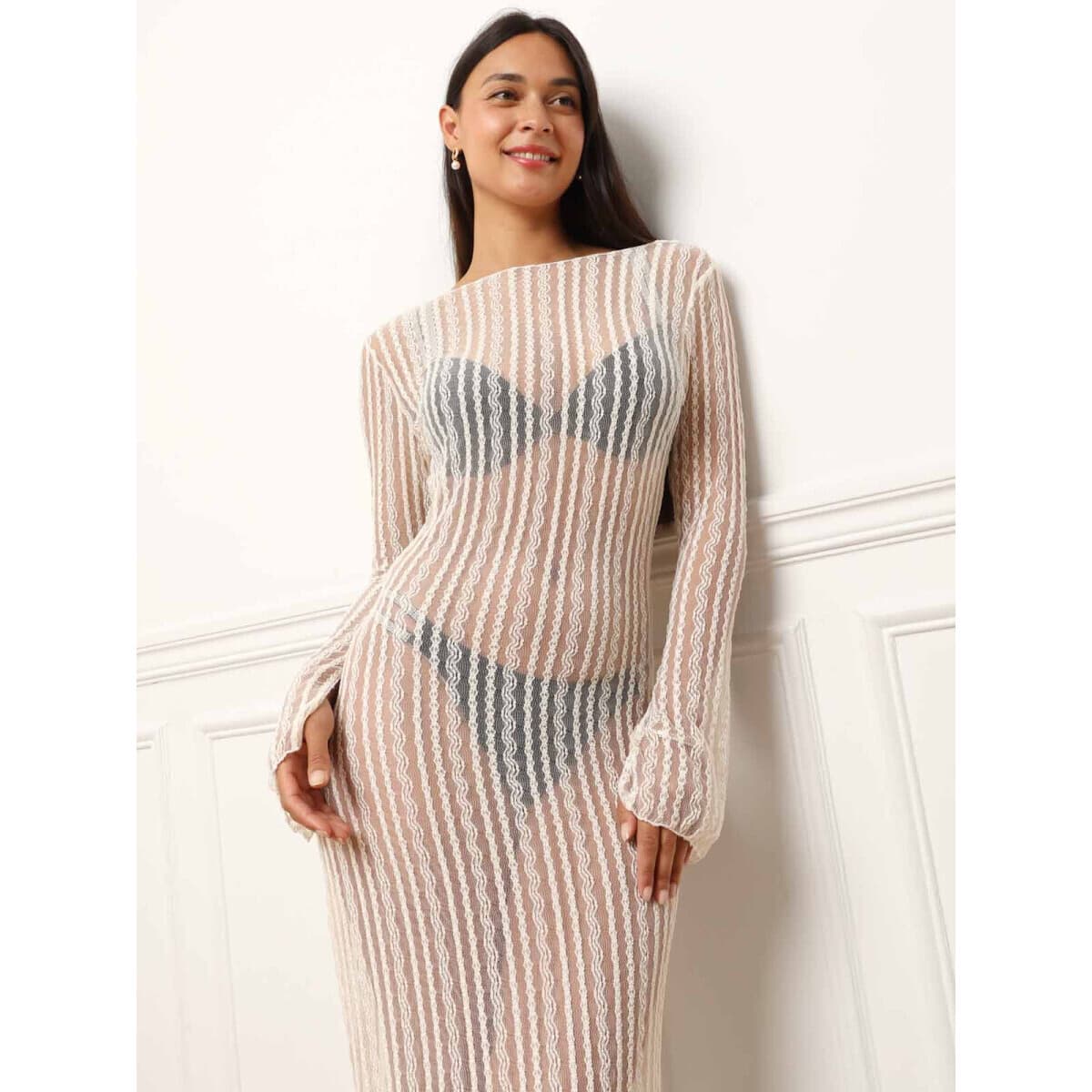 Women's Dresses La Modeuse Beige