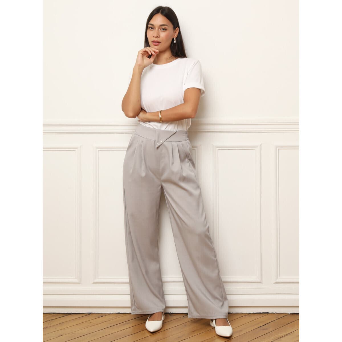 Women's Pants La Modeuse Gray