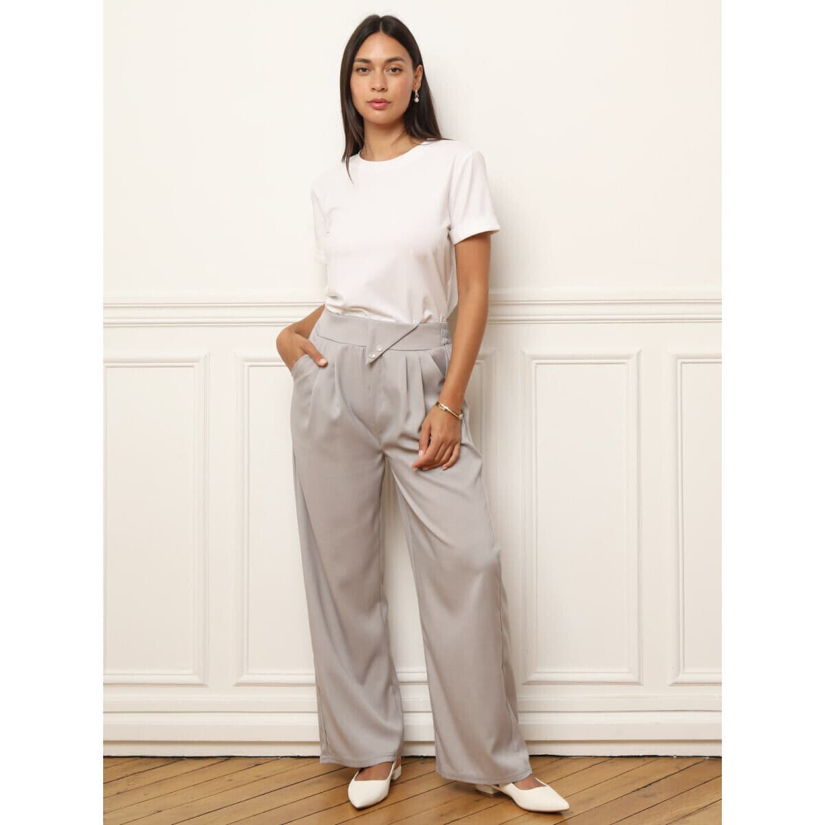 Women's Pants La Modeuse Gray