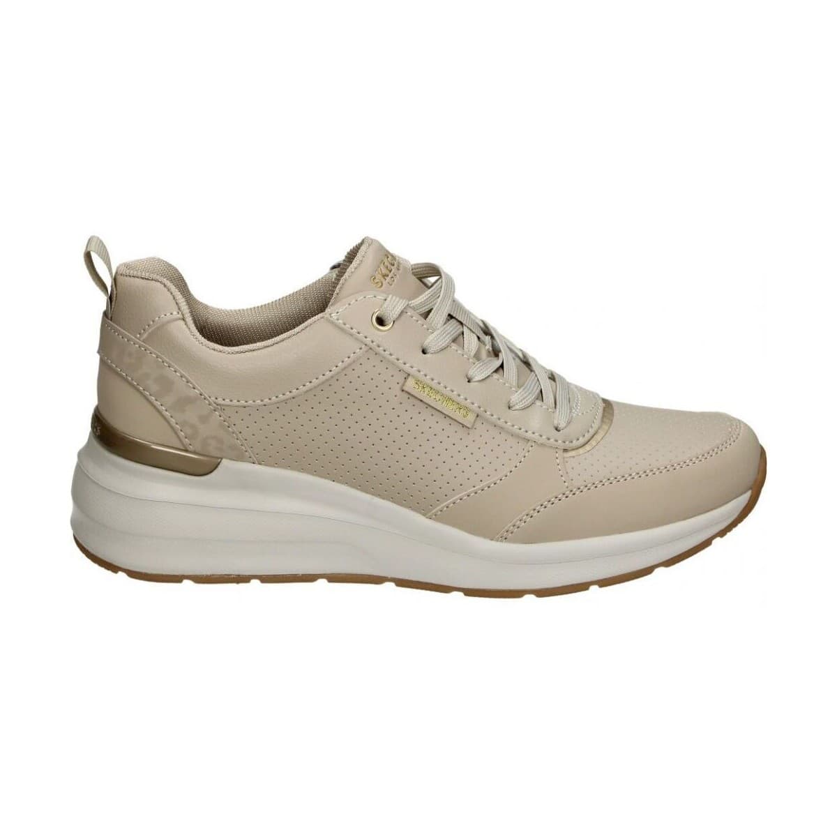 Women's Gym Shoes Skechers Beige